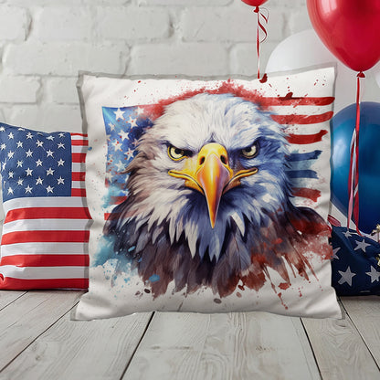 Eagle Patriotic Indoor-Outdoor Pillow