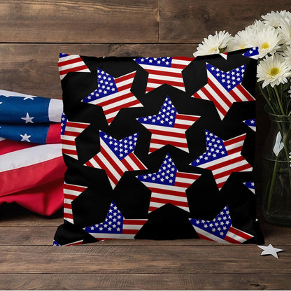 America Stars Patriotic Indoor-Outdoor Pillow