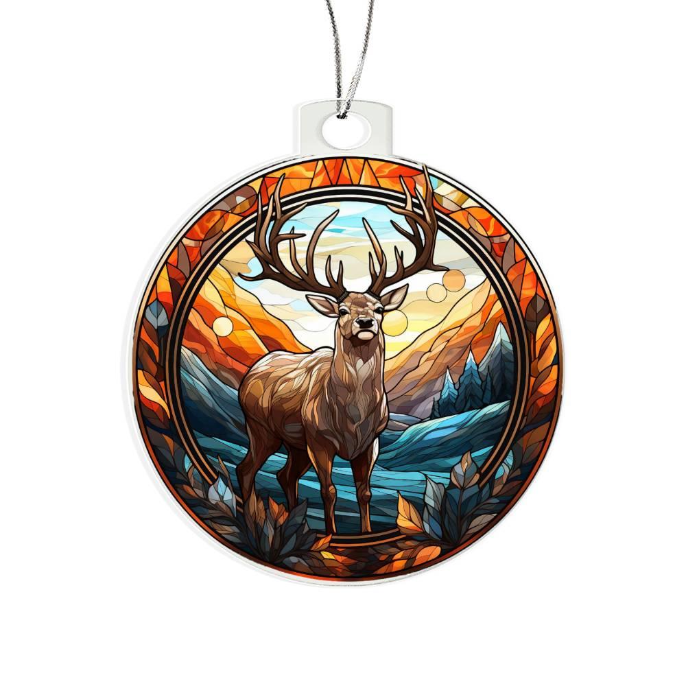 Majestic Deer Acrylic Keepsake Ornament - Mallard Moon Gift Shop