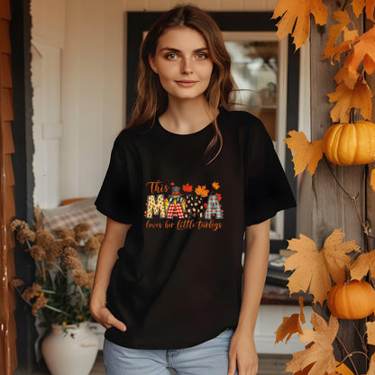 This MAMA Loves Her Little Turkeys Thanksgiving Sweatshirt