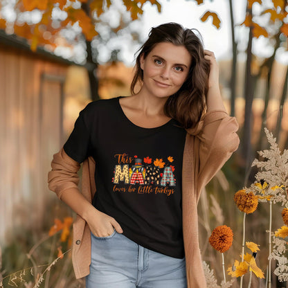 This MAMA Loves Her Little Turkeys Thanksgiving Sweatshirt