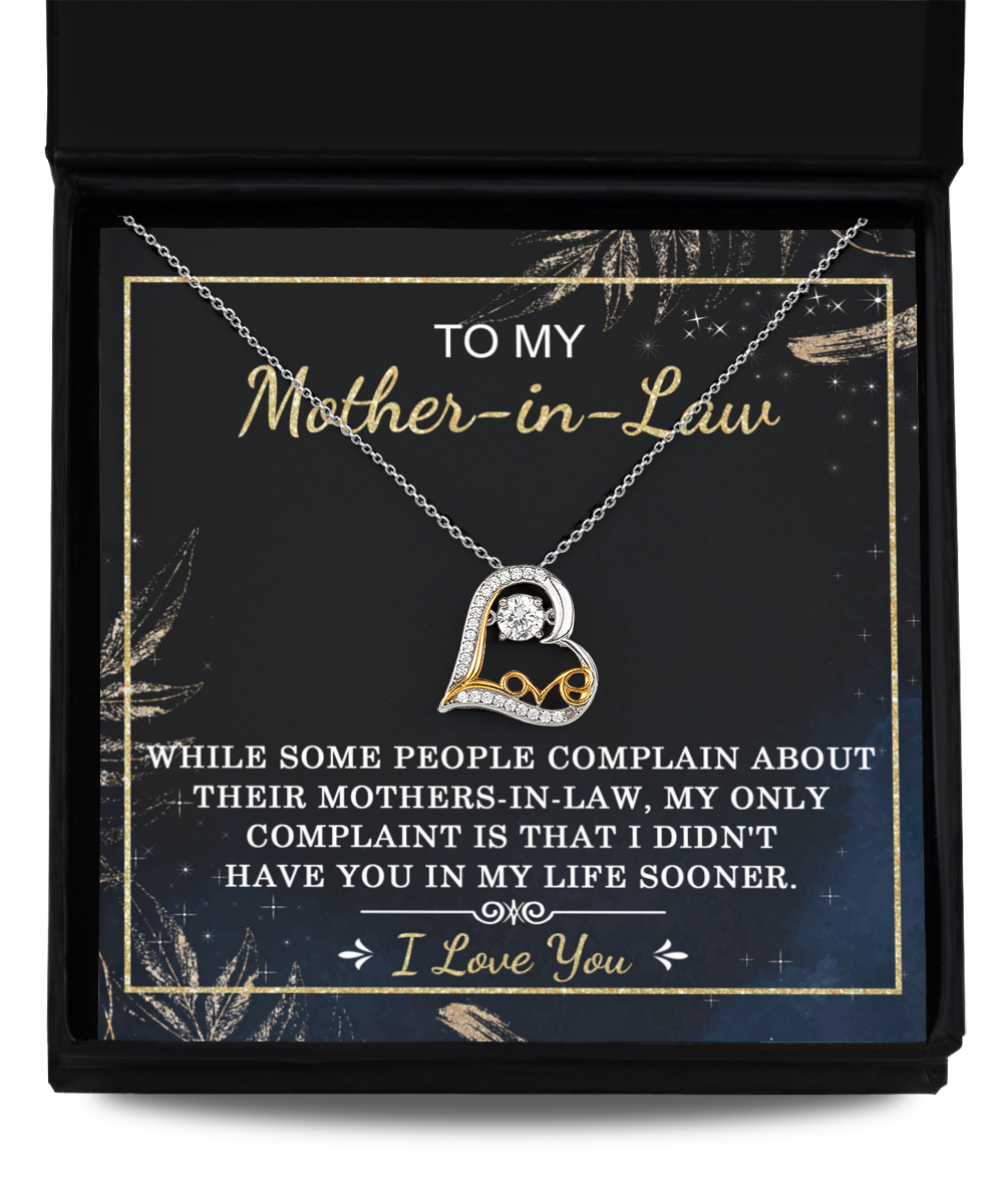 Gift for Mother-in-Law I Wish You Were In My Life Sooner Pendant Necklace