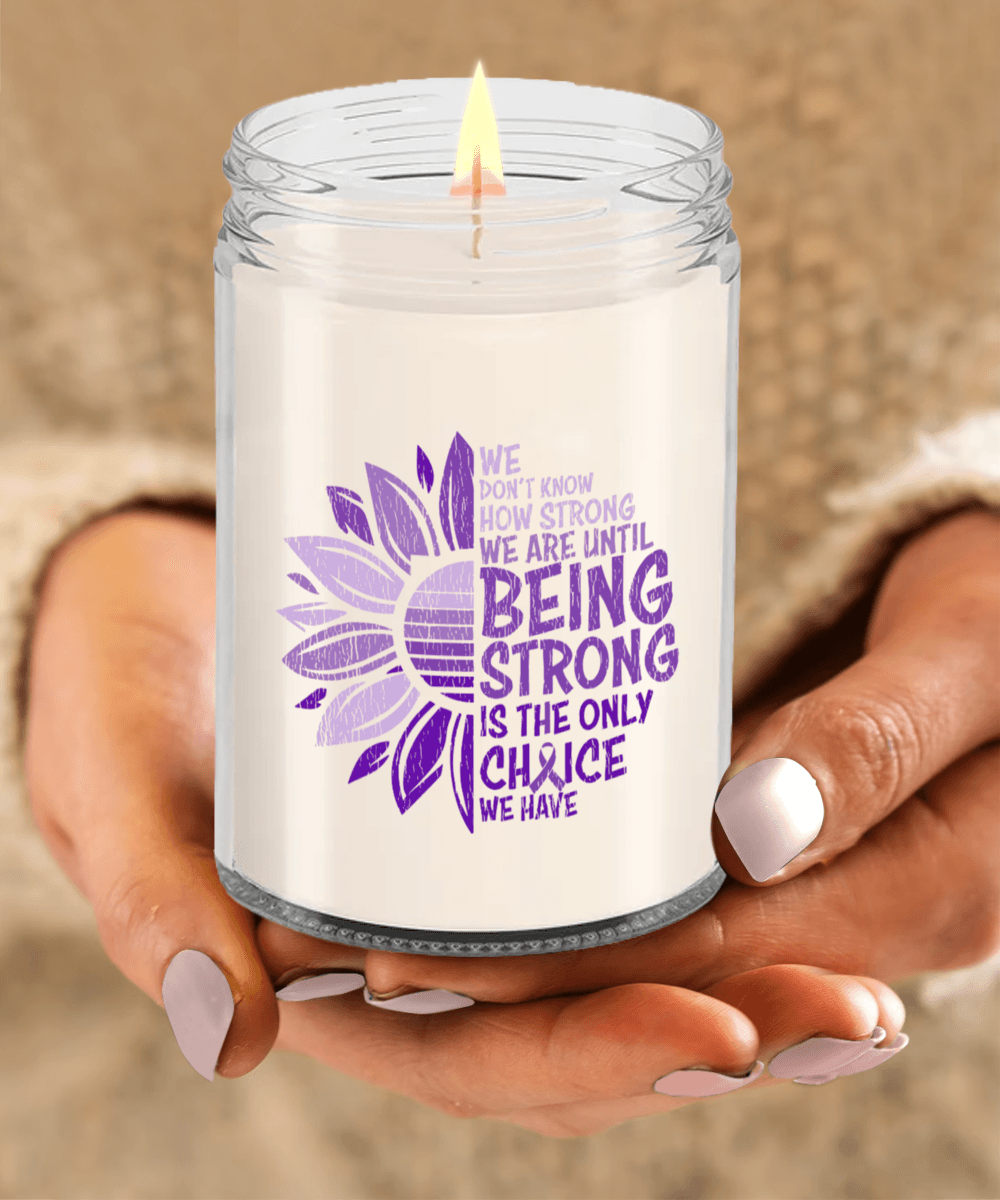 Cancer Support Hodgkins Lymphoma Being Strong Scented Soy Candle