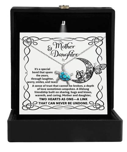 Mother and Daughter - A Special Bond Spans the Years - Opal Sea Turtle Jewelry