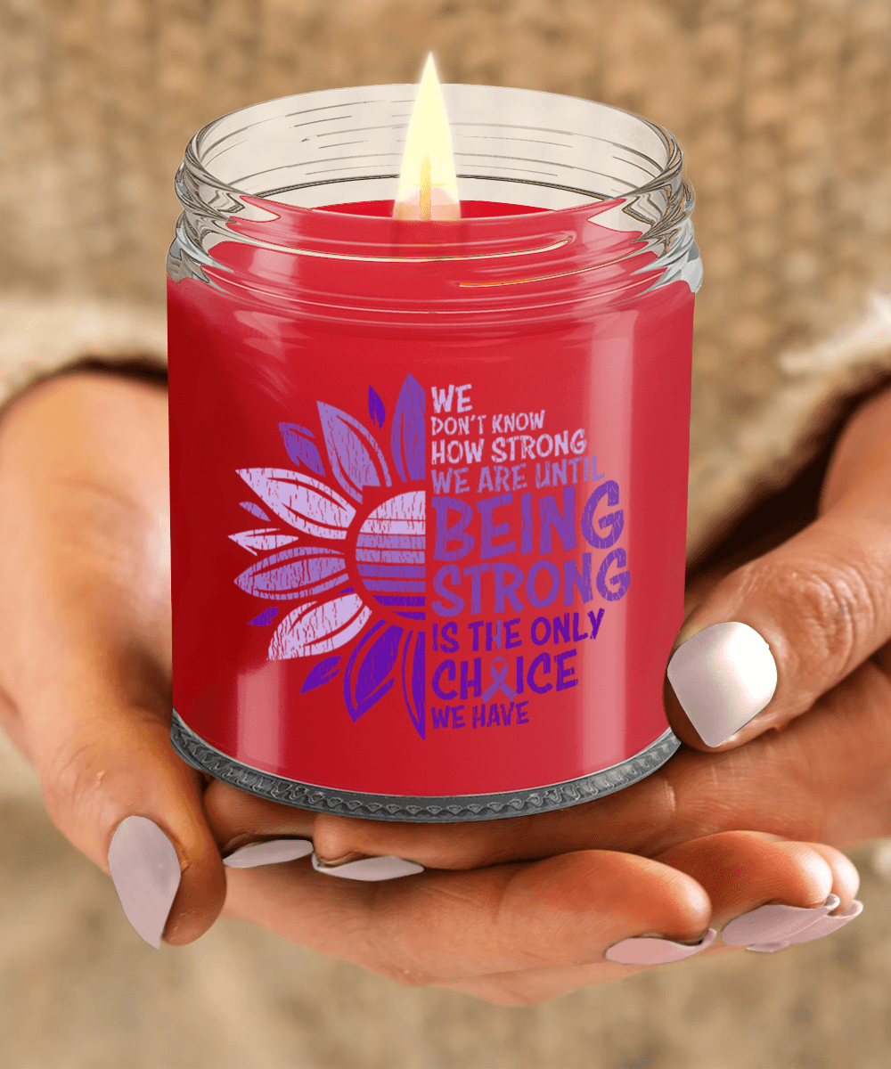 Cancer Support Hodgkins Lymphoma Being Strong Scented Soy Candle