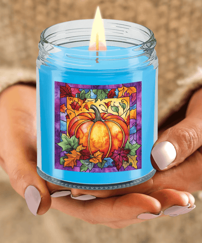 Fall Pumpkin Soy Container Jar Candle Home Decor