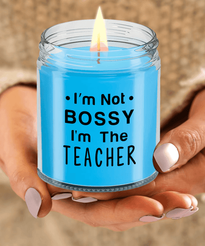 Gift for Teacher - I'm Not Bossy - Scented Soy Candle