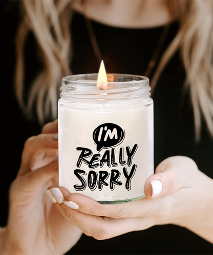 Apology Gift - I Am Really Sorry - Scented Soy Candle