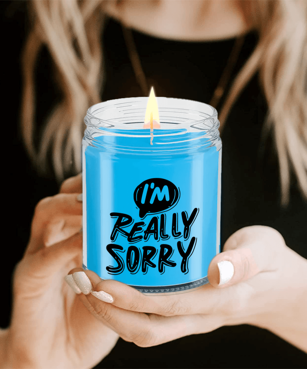 Apology Gift - I Am Really Sorry - Scented Soy Candle