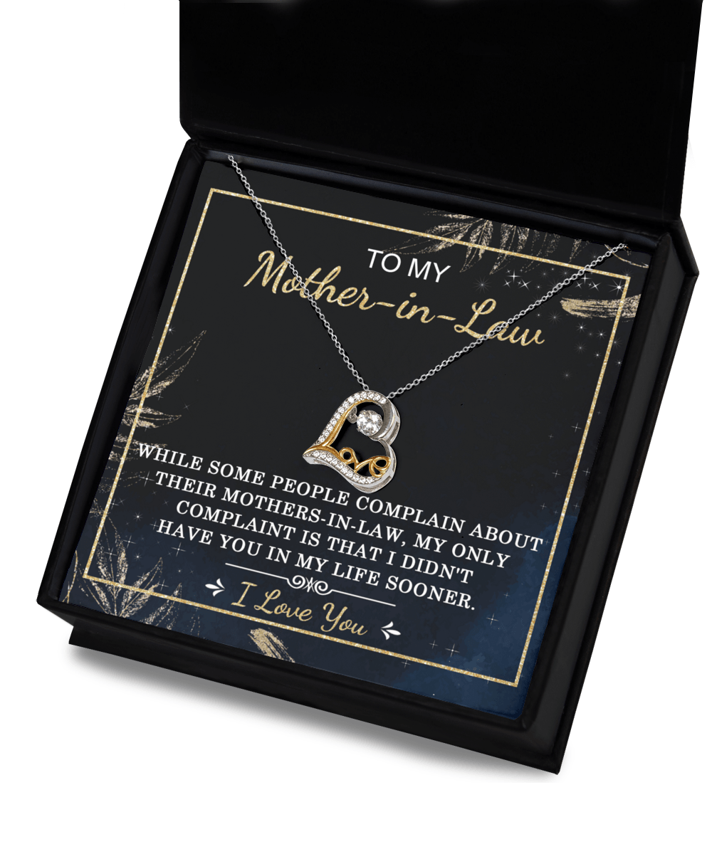 Gift for Mother-in-Law I Wish You Were In My Life Sooner Pendant Necklace