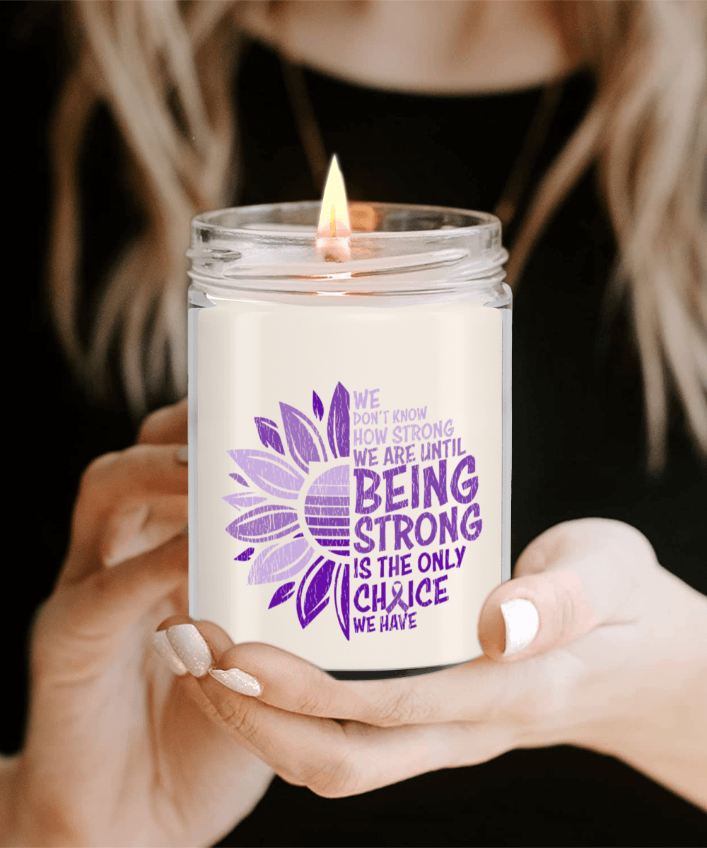 Cancer Support Hodgkins Lymphoma Being Strong Scented Soy Candle