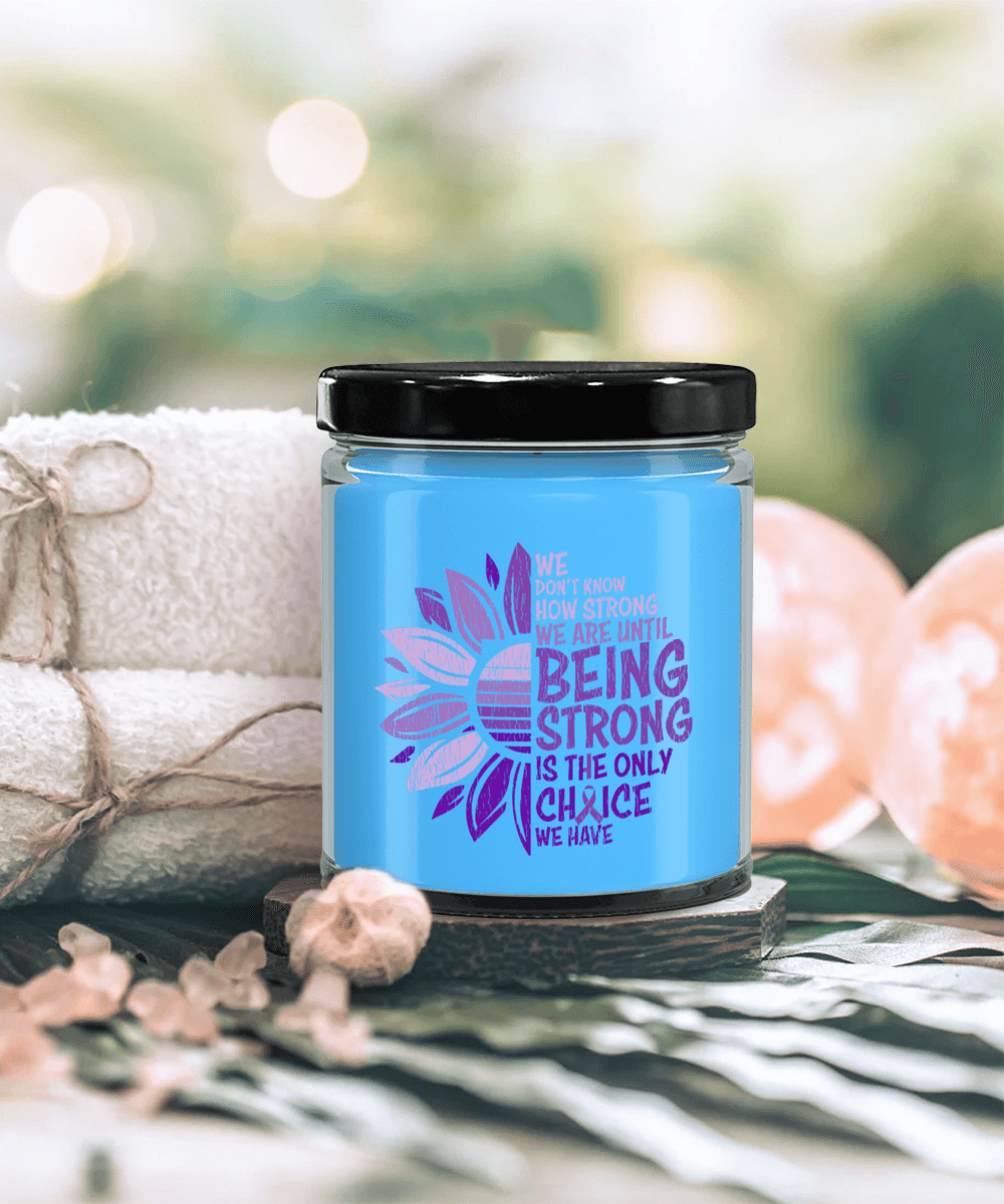 Cancer Support Hodgkins Lymphoma Being Strong Scented Soy Candle