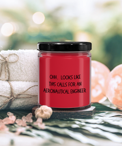 Aeronautical Engineer Gifts - OHH - Looks Like This Calls for an Aeronautical Engineer Office Humor Scented Soy Candle