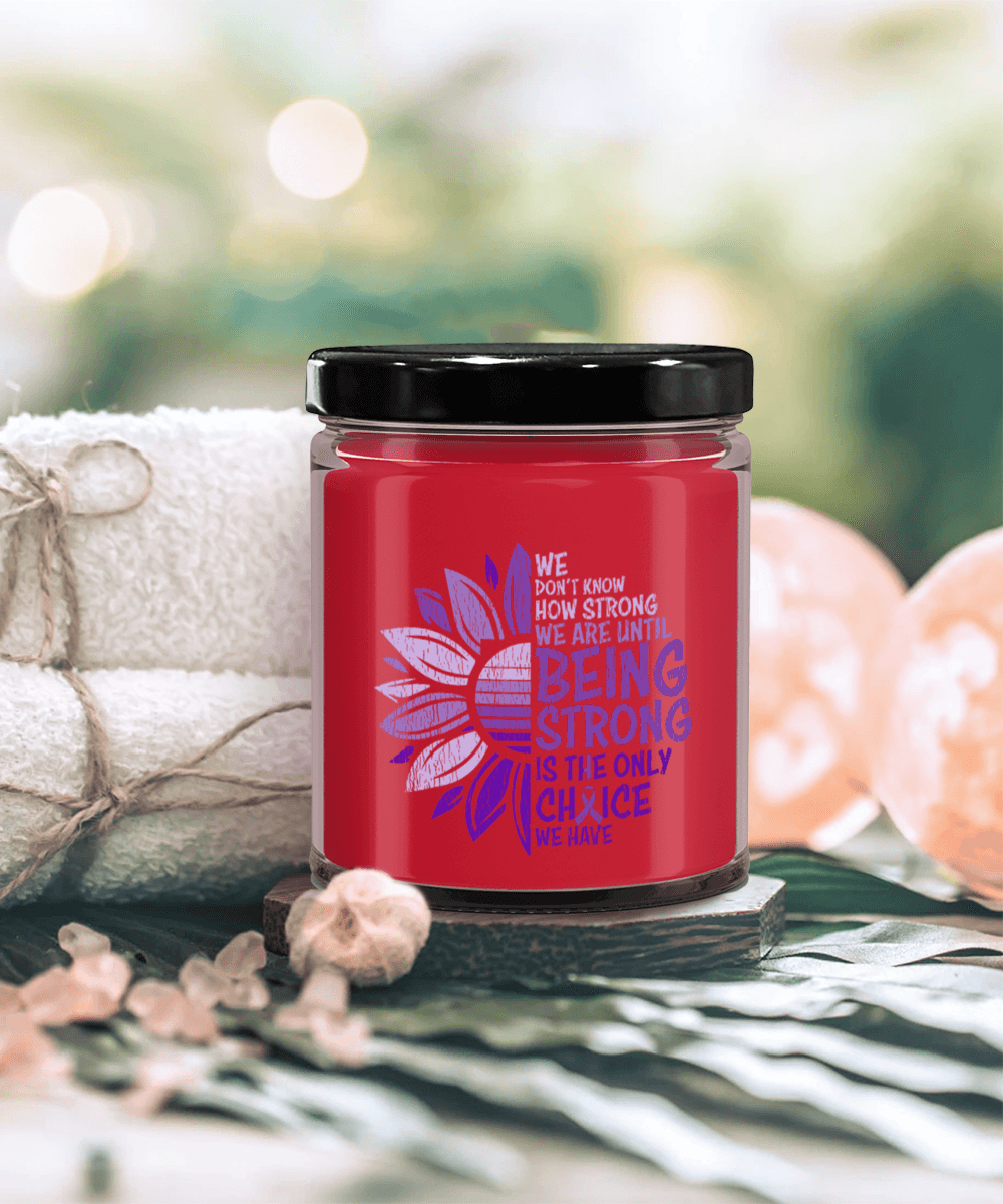 Cancer Support Hodgkins Lymphoma Being Strong Scented Soy Candle