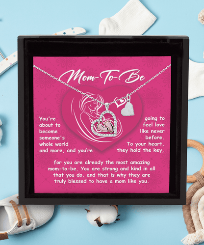 Gift for Mom-to-Be Pregnancy Baby Feet Necklace