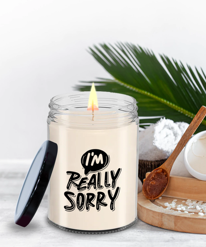 Apology Gift - I Am Really Sorry - Scented Soy Candle