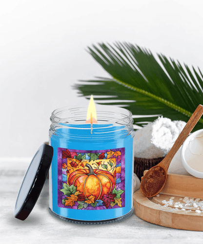 Fall Pumpkin Soy Container Jar Candle Home Decor