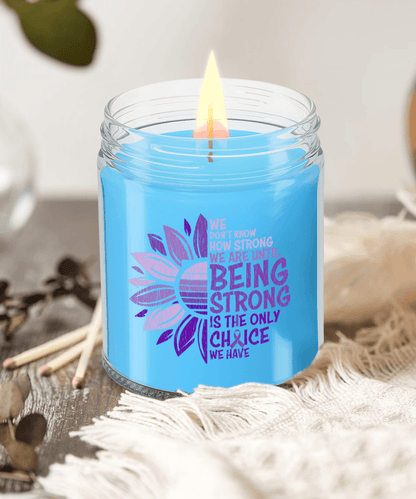 Cancer Support Hodgkins Lymphoma Being Strong Scented Soy Candle