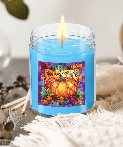 Fall Pumpkin Soy Container Jar Candle Home Decor