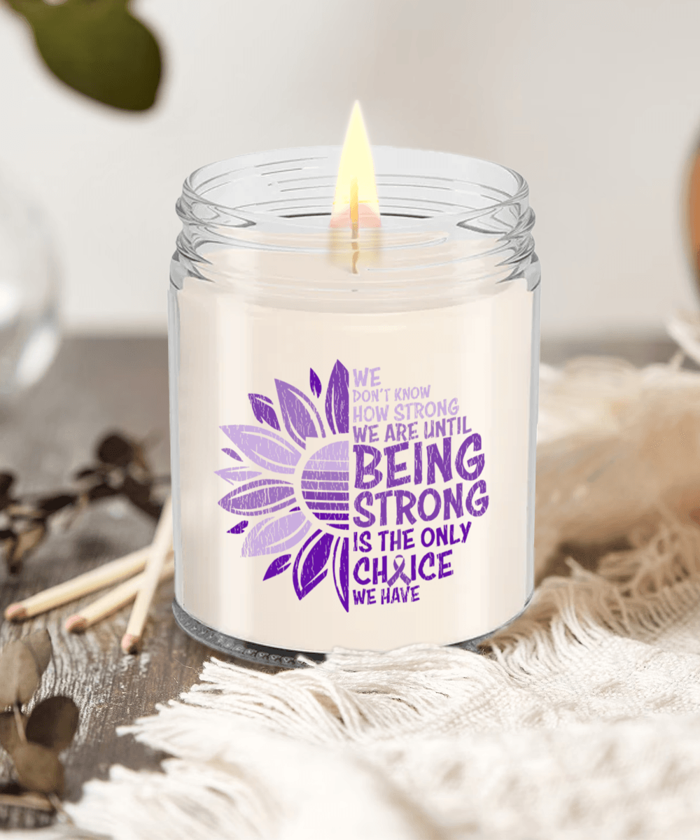 Cancer Support Hodgkins Lymphoma Being Strong Scented Soy Candle