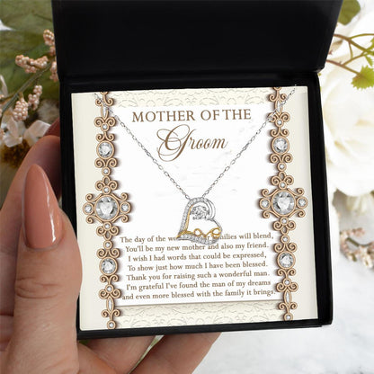 Mother of the Groom Gift New Mother and Friend Love Heart Pendant Necklace