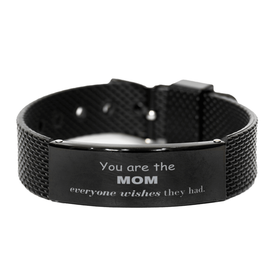 Mom Black Shark Mesh Bracelet, Everyone wishes they had, Inspirational Bracelet For Mom, Mom Gifts, Birthday Christmas Unique Gifts For Mom - Mallard Moon Gift Shop