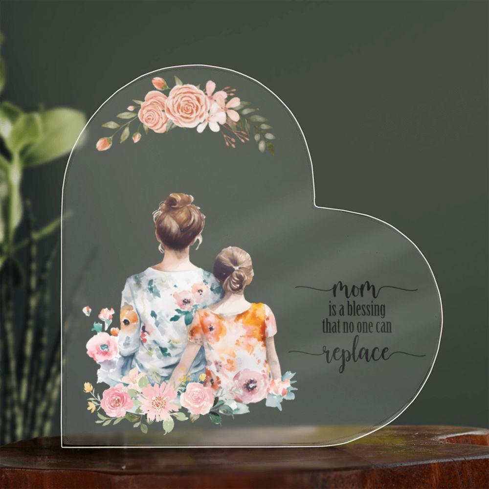 Mom is a Blessing that no one can Replace - Acrylic Plaque - Mallard Moon Gift Shop