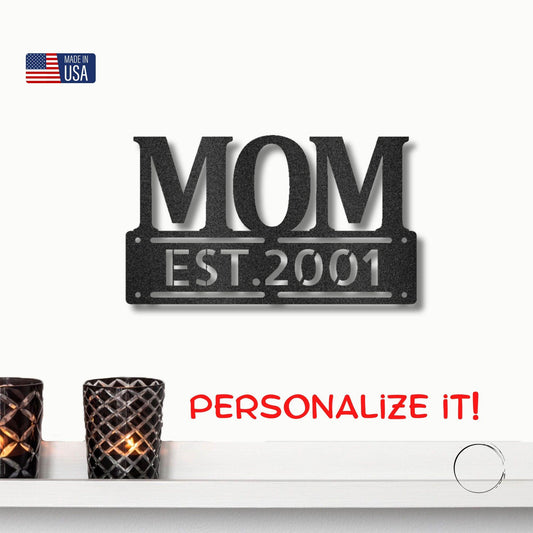 Mom's Love in Metal: Personalized Masterpieces for Your Marvelous Mom - Mallard Moon Gift Shop