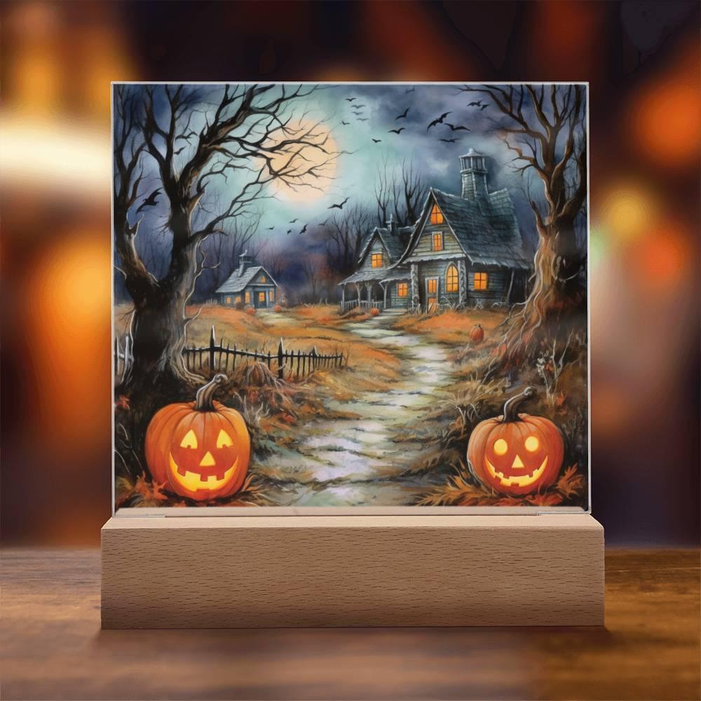 Mystic Mansion: The Perfect Acrylic Decor for All Hallow's Eve - Mallard Moon Gift Shop