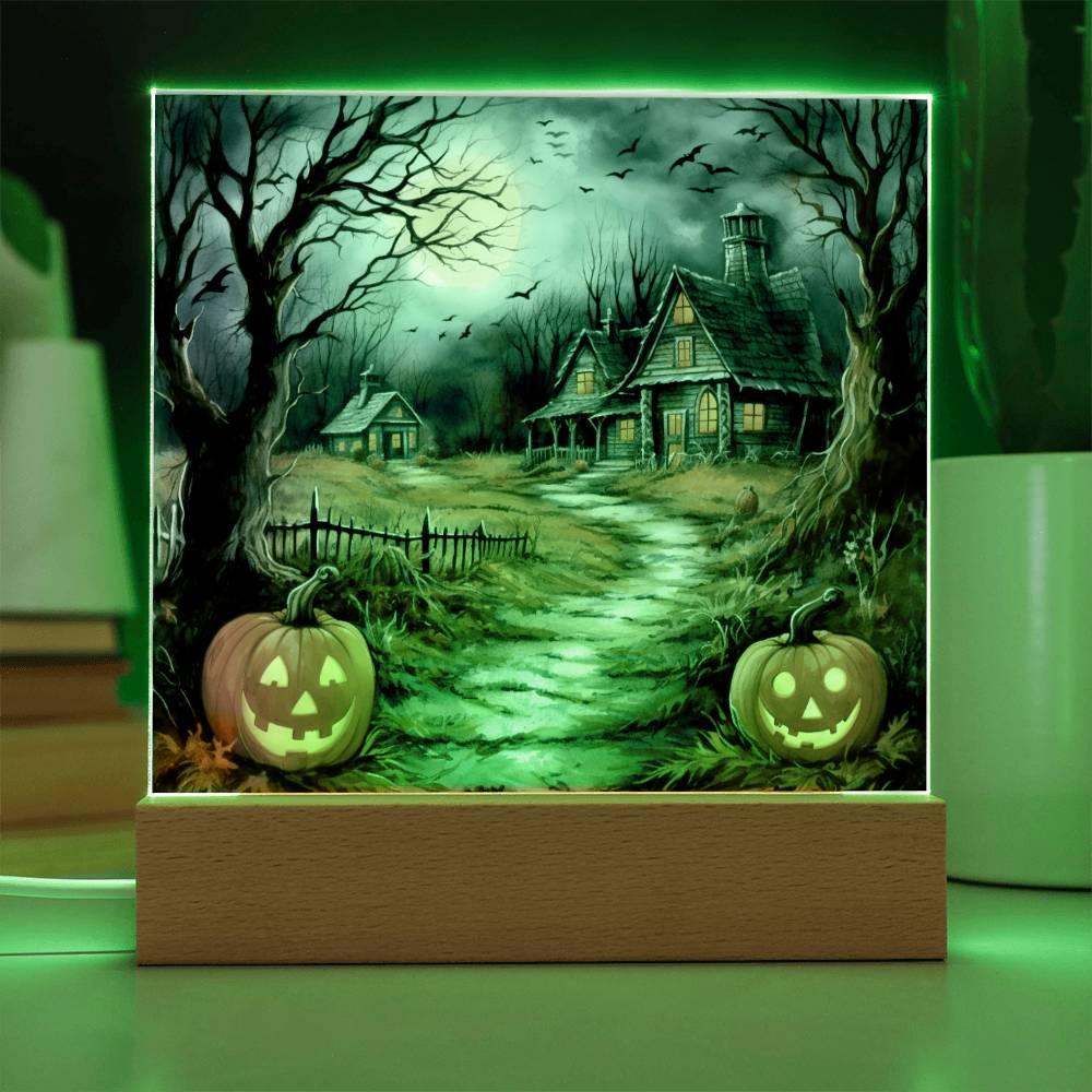 Mystic Mansion: The Perfect Acrylic Decor for All Hallow's Eve - Mallard Moon Gift Shop