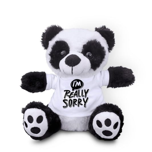 Apology Gift - I Am Really Sorry - Plush Lamb, Panda, or Teddy Bear with Tee Shirt