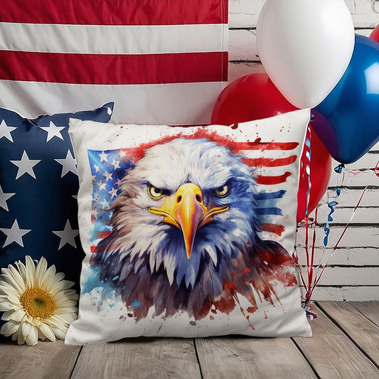 Eagle Patriotic Indoor-Outdoor Pillow