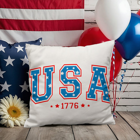 USA 1776 Patriotic Indoor-Outdoor Pillow