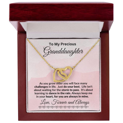 Personalized Granddaughter Necklace Dance in the Rain - Mallard Moon Gift Shop