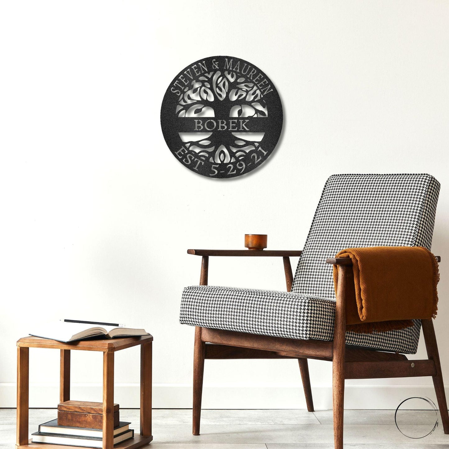 Personalized Tree of Life Metal Wall Art: Celebrate Heritage & Special Moments - Mallard Moon Gift Shop