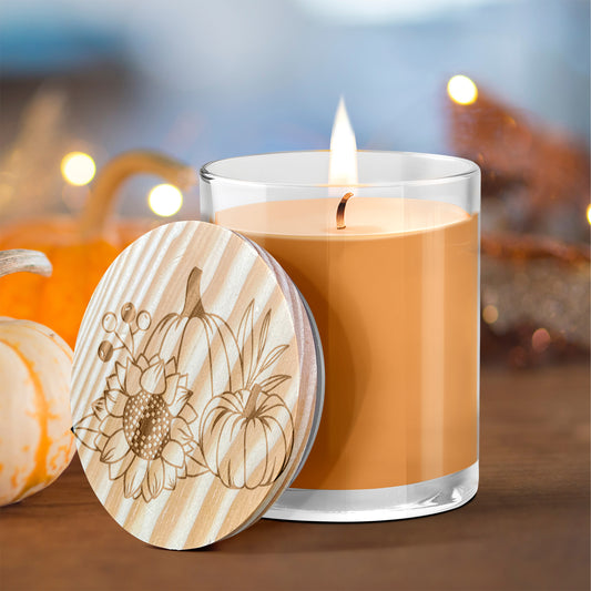 Pumpkin and Spice Engraved Lid Soy Scented Candle