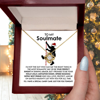 Gift for Soulmate - For All Time - Love Knot Pendant Necklace