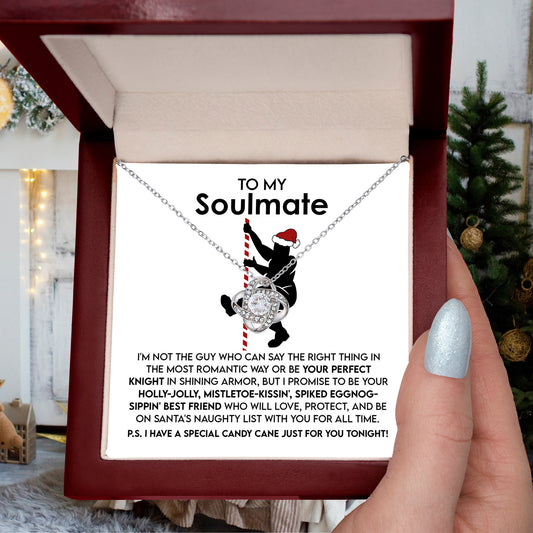 Gift for Soulmate - For All Time - Love Knot Pendant Necklace