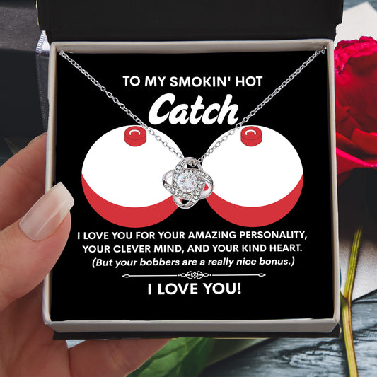 Gift for Soulmate - Nice Bonus - Love Knot Pendant Necklace