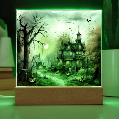 Spectral Spire: Spooky Halloween Mansion Display - Mallard Moon Gift Shop