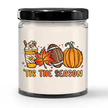 Smells Like Football, Fall and Pumpkin Spice Scented Soy Candles