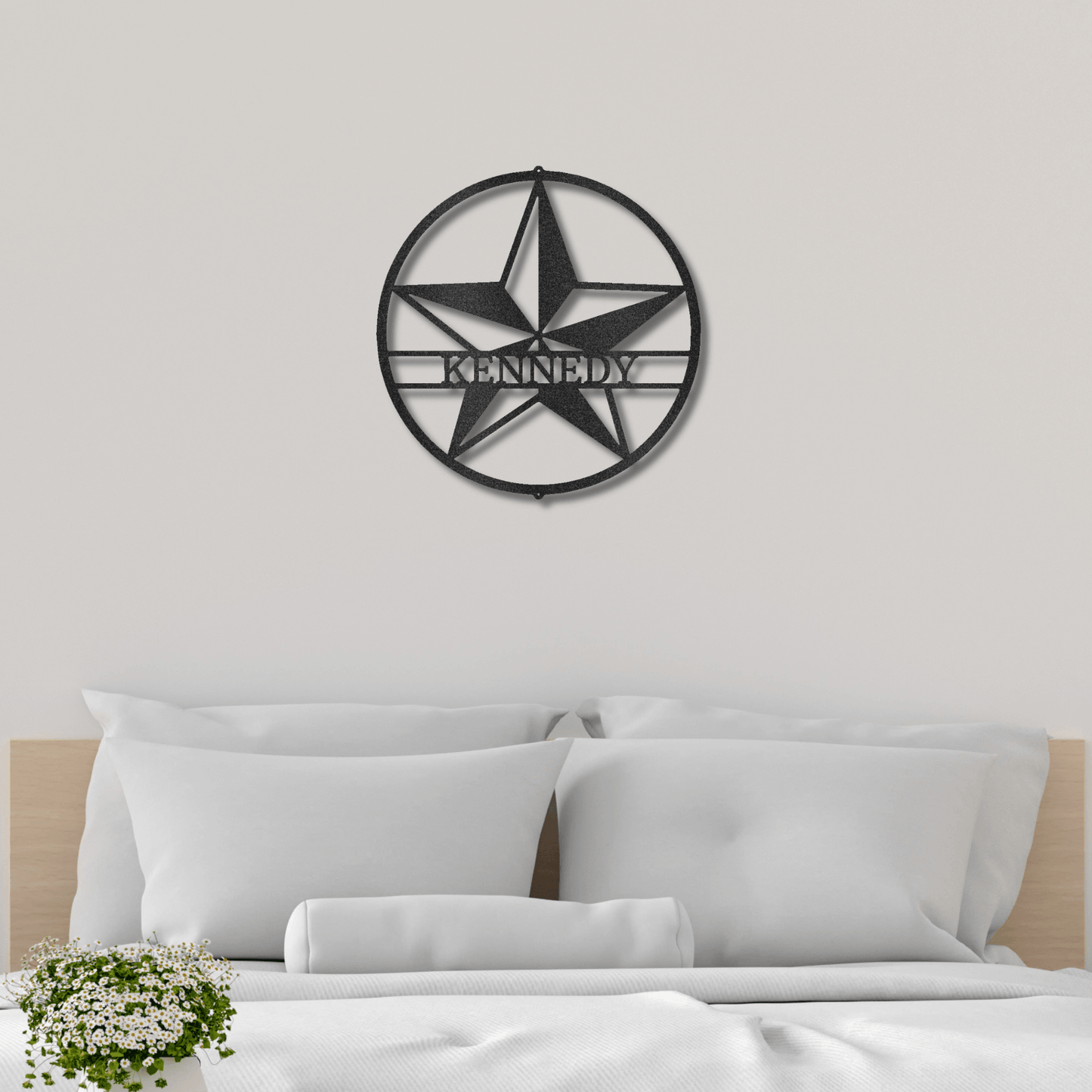 Star Personalized Metal Wall Art Sign - Mallard Moon Gift Shop