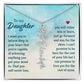 To My Daughter Aim for the Skies Birth Month Flower Necklace - Mallard Moon Gift Shop