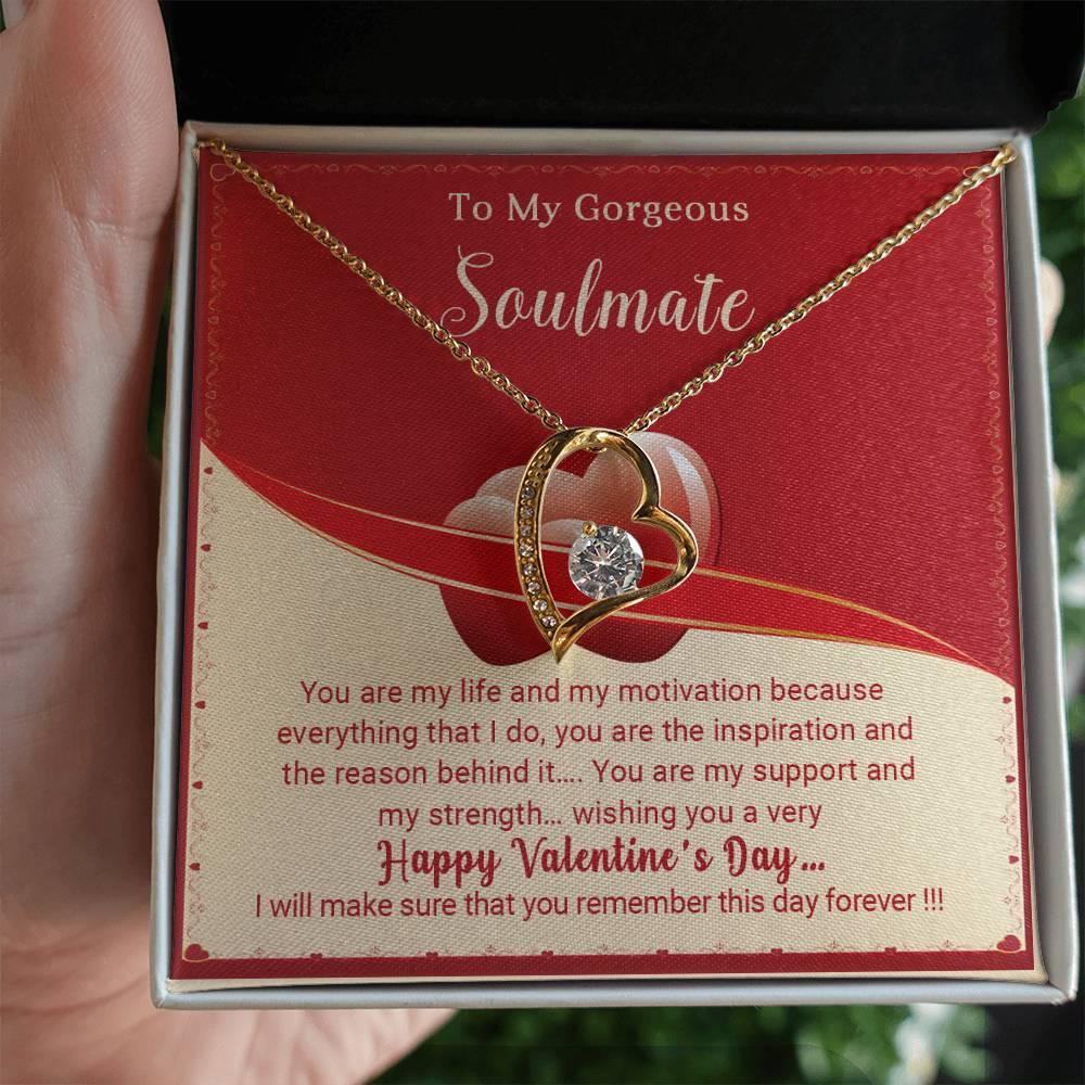 To My Gorgeous Soulmate You Are My Life Forever Love Pendant Necklace - Mallard Moon Gift Shop