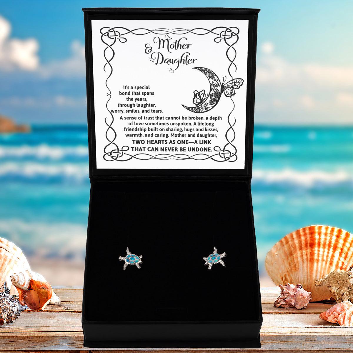 Mother and Daughter - A Special Bond Spans the Years - Opal Sea Turtle Jewelry