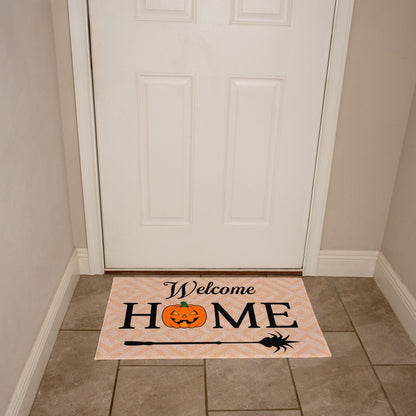 Halloween Welcome Home Rubber Backed Doormat