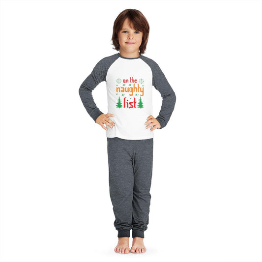 Kids' Pajama Set - On the Naughty List - Mallard Moon Gift Shop