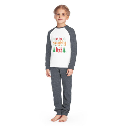 Kids' Pajama Set - On the Naughty List - Mallard Moon Gift Shop