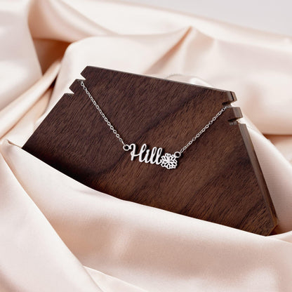Cheerleader Personalized Name Necklace - Mallard Moon Gift Shop