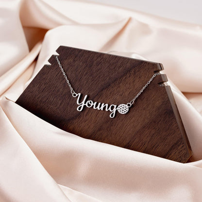 Golf Personalized Sports Name Necklace - Mallard Moon Gift Shop